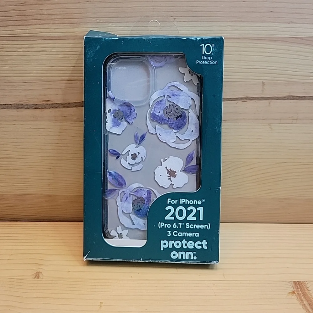 Protect Onn Floral Case For iPhone 13 Pro 10' Drop Protection